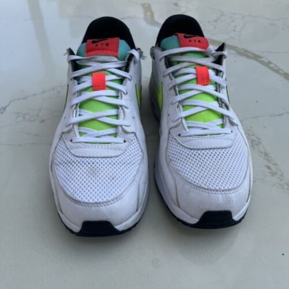 Nike Air Max Excee Women’s Size 9  White Lime Running Shoes CW5606-100 - Picture 4 of 10